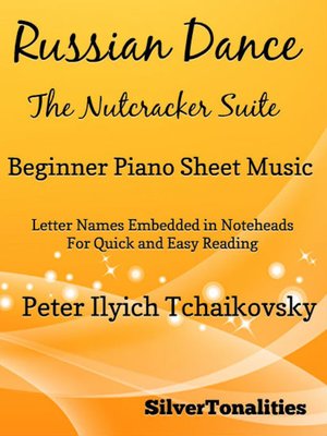 cover image of Russian Dance Nutcracker Suite Beginner Piano Sheet Music
